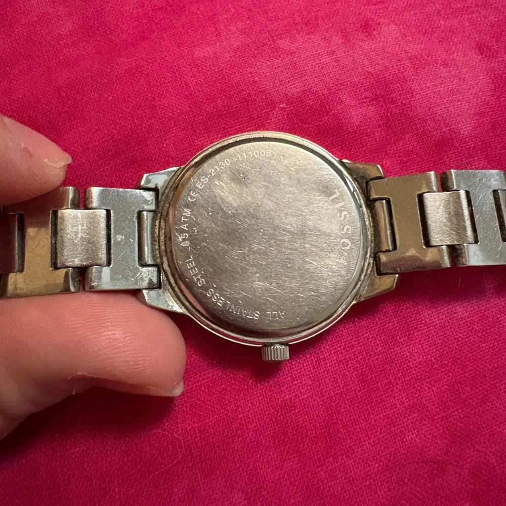 Fossil Silver Smartwatch with Crystal Bezel - Picture 5 of 8